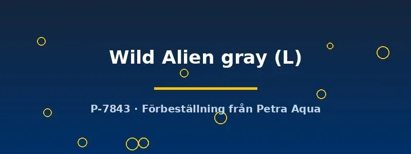 Näsets Ciklidhobby Wild Alien gray kampfisk hona L grå