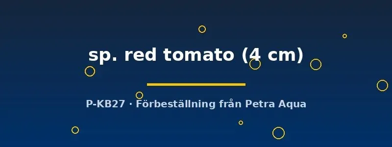 Näsets Ciklidhobby Geosesarma red tomato krabba 4 cm