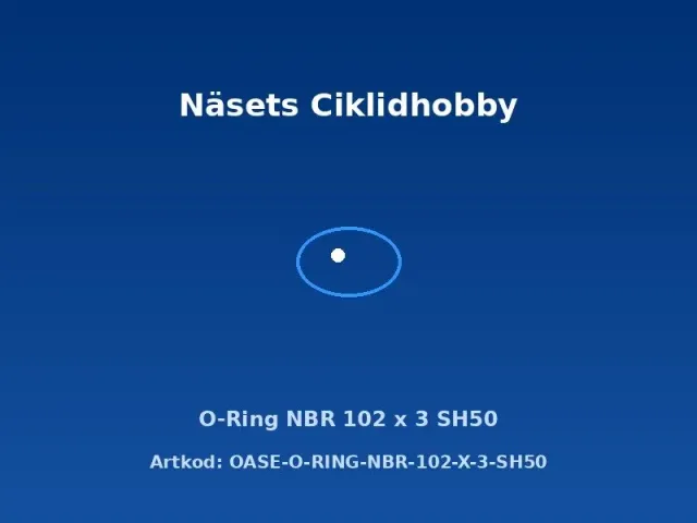 Näsets O-Ring NBR 102x3 SH50 packning original