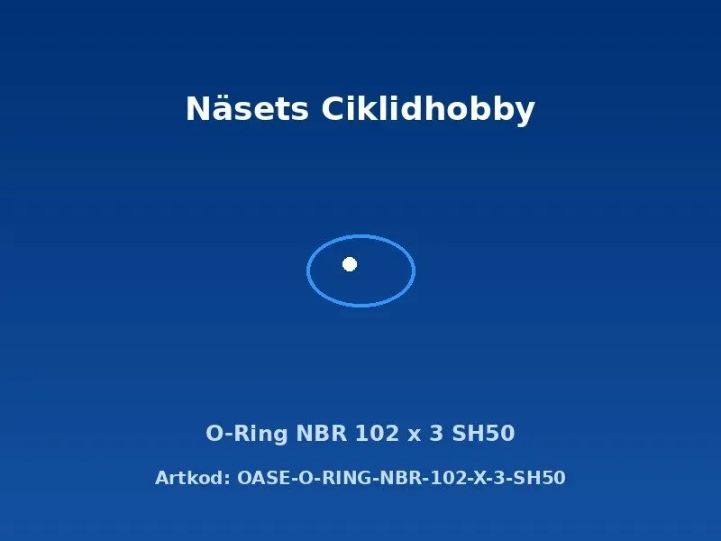 Näsets O-Ring NBR 102x3 SH50 packning original