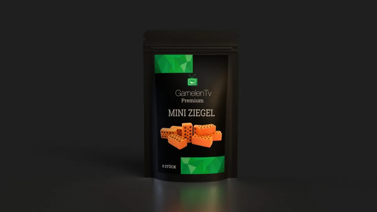 GarnelenTv Premium Mini Ziegel Terra nanotegel