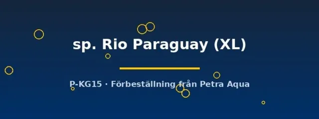 Näsets Ciklidhobby Rio Paraguay ancistrusmal XL stor