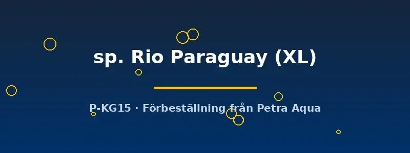 Näsets Ciklidhobby Rio Paraguay ancistrusmal XL stor