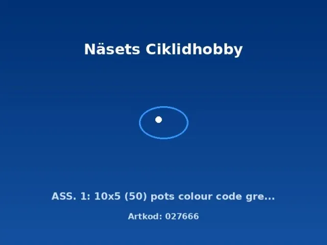 Näsets Ciklidhobby ASS.1 akvarieväxter 50-pack grön