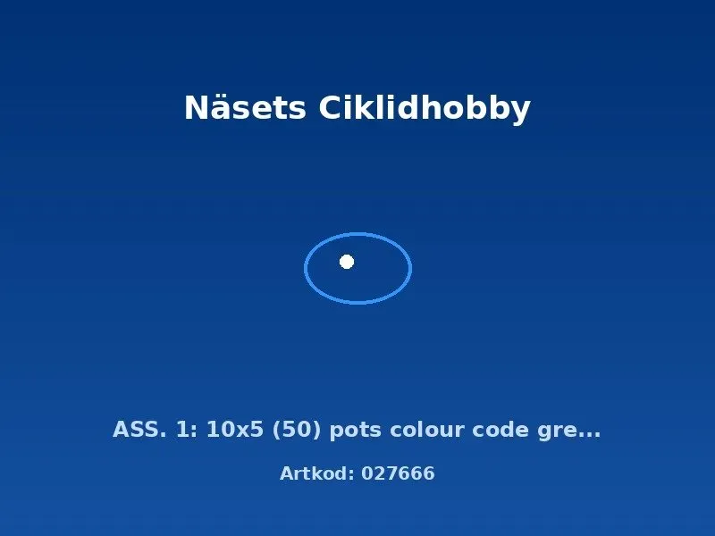 Näsets Ciklidhobby ASS.1 akvarieväxter 50-pack grön