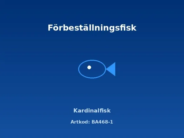 Kardinalfisk 2,5–3 cm Tanichthys albonubes stimfisk