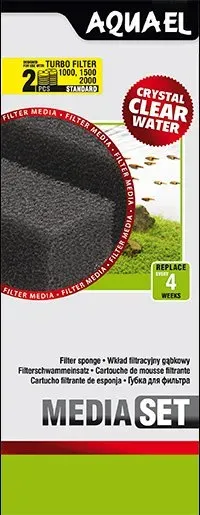 Aquael Turbo 1000/2000 filterpatron 2-pack