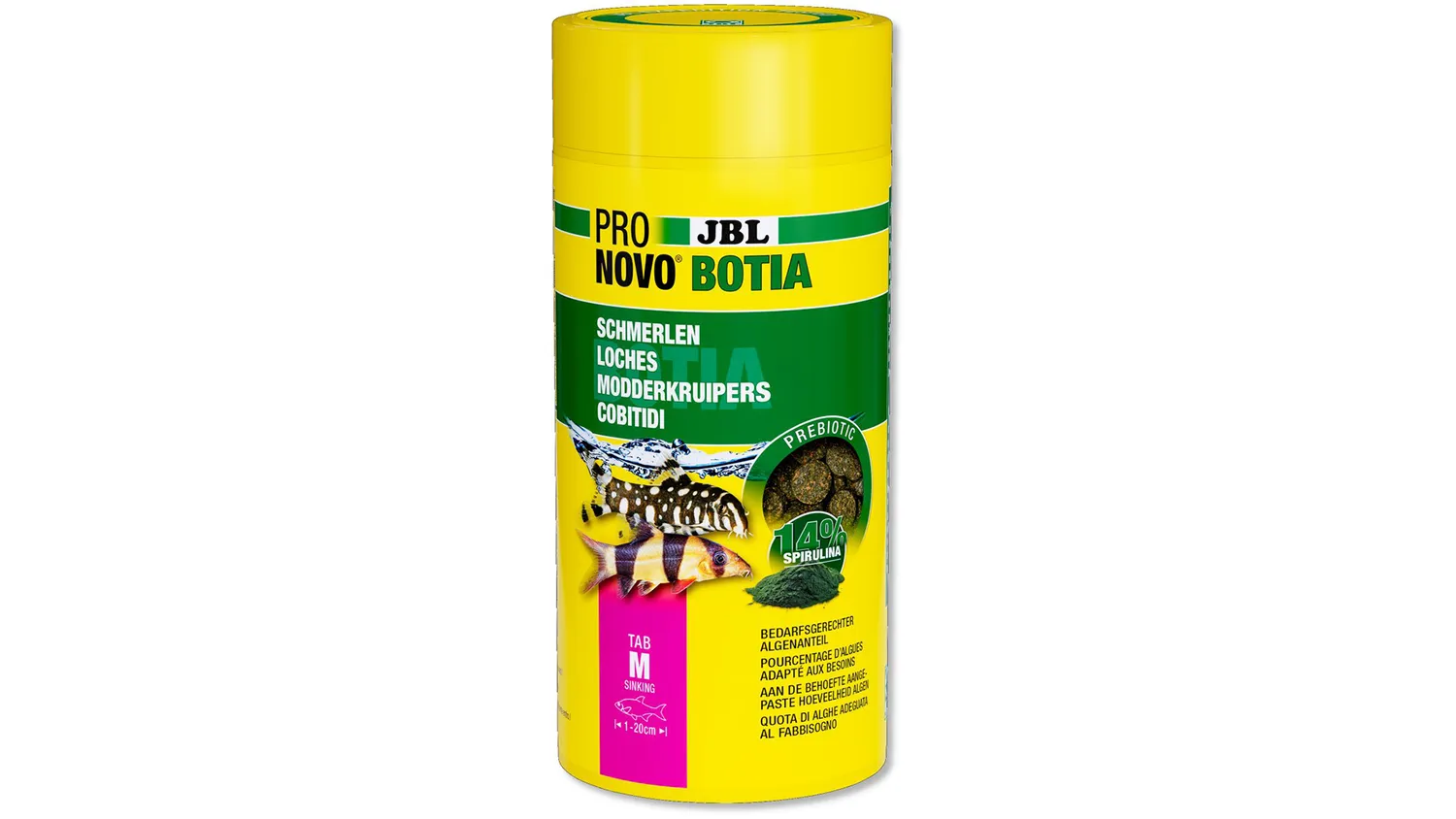 JBL ProNovo Botia Tab M fiskfoder 100 ml tabletter lax