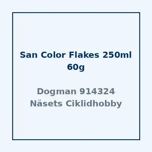Sera San Color Flakes flingfoder 250 ml 60 g färgstärkande