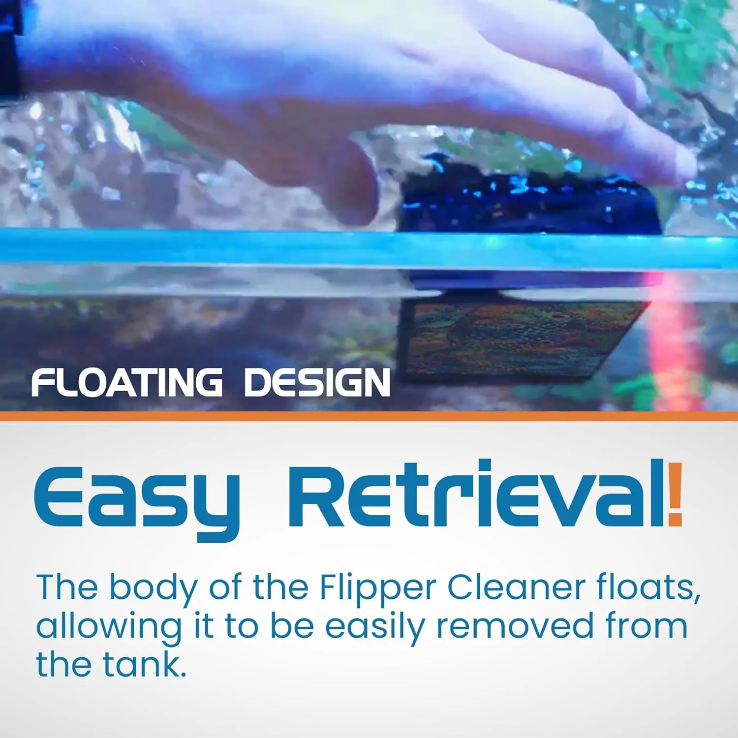 Flipper Edge Puffer MAX magnetskrapa 25 mm floating