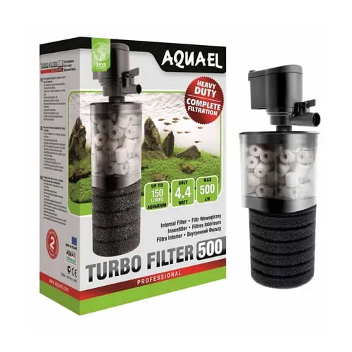 Akvarievalvet Turbo 500 innerfilter 150L 11W
