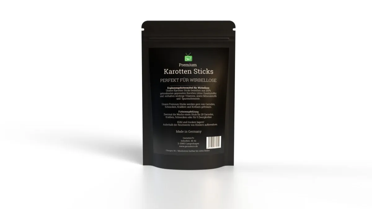 Garnelen TV Premium Karotten Sticks räkfoder 50 g morot
