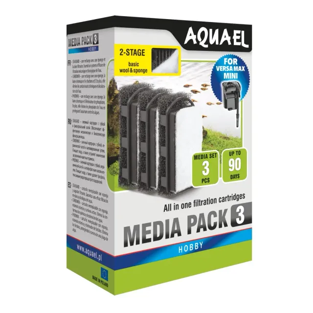 Aquael Filterpatron FZN Mini 3-pack filtertillbehör