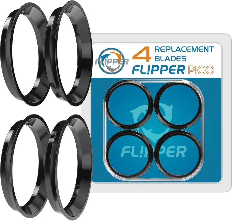Flipper Pico 2-in-1 reservblad akvariemagnet 4-pack glas akryl