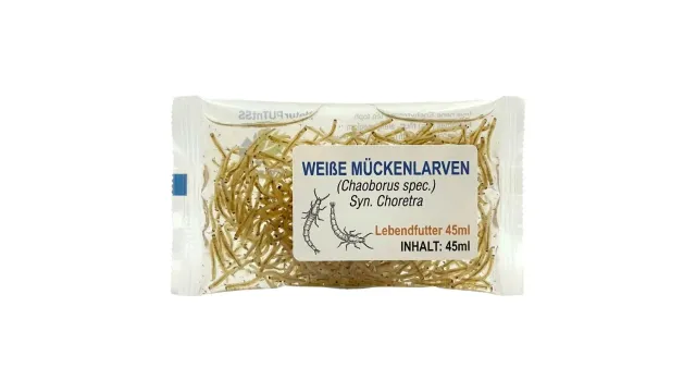 Garnelen TV vita mygglarver levandefoder 45 ml Chaoborus