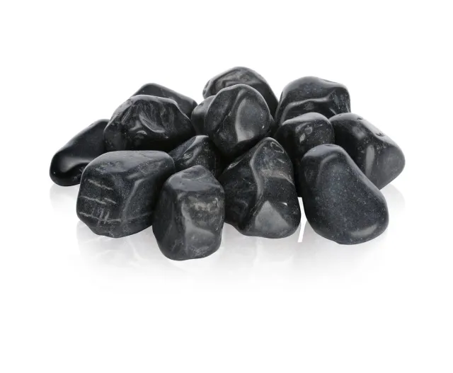 biOrb Marmor pebble set akvariedekor svart 8-10 stenar