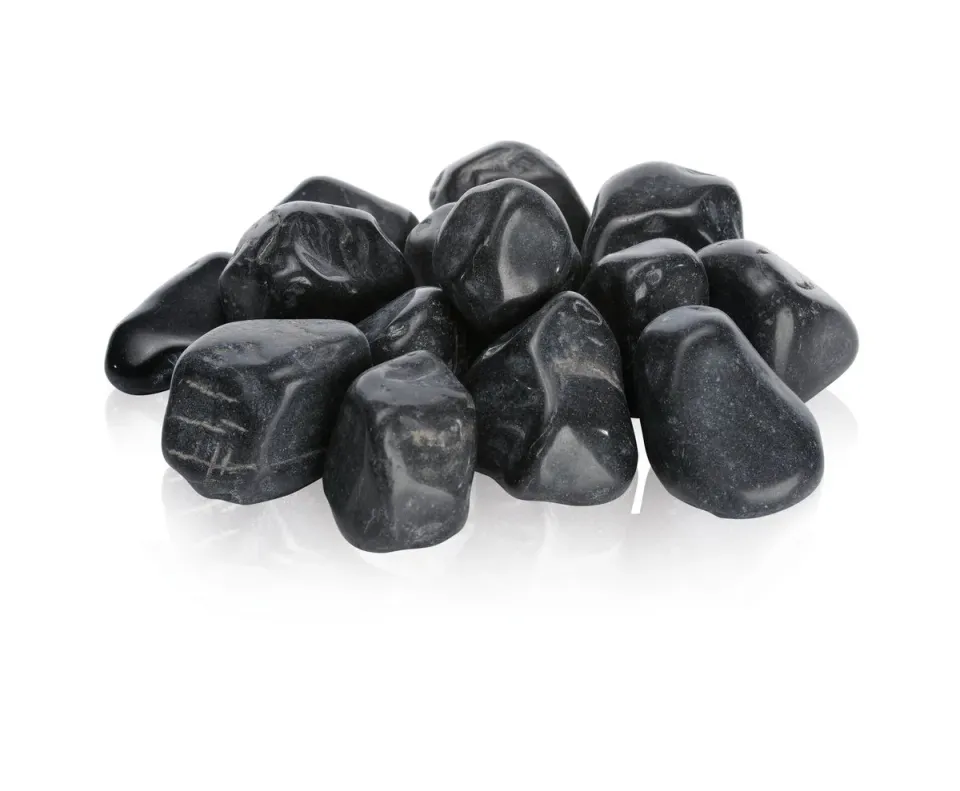 biOrb Marmor pebble set akvariedekor svart 8-10 stenar