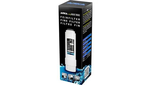ARKA myAqua Feinfilter 1900 filterhus med sedimentpatron