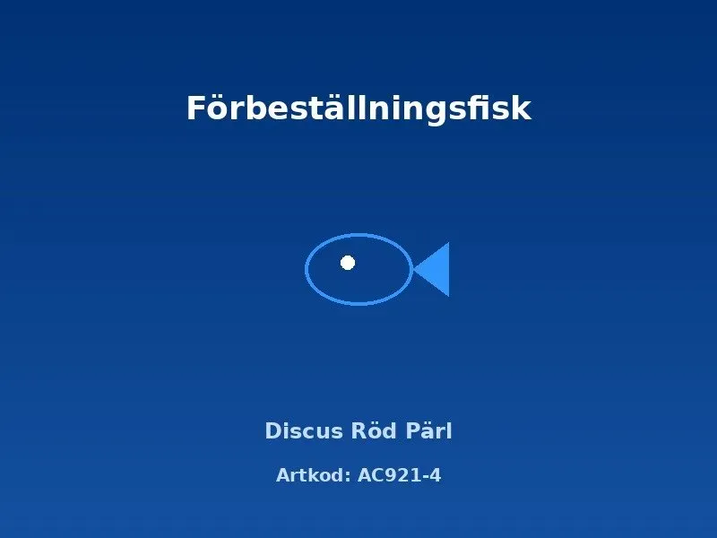 Näsets Discus Röd Pärl ciklid 8 cm akvariefisk