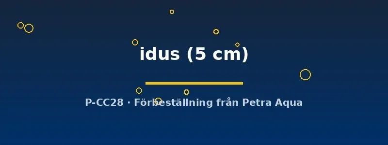 Leuciscus idus id dammfisk 5 cm förbeställning