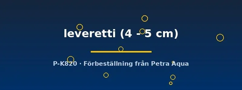 Beaufortia leveretti algätare 4–5 cm