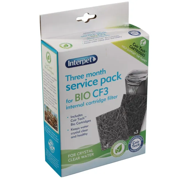 Interpet Bio-CF3 filterpatron 3-månaderspack innerfilter