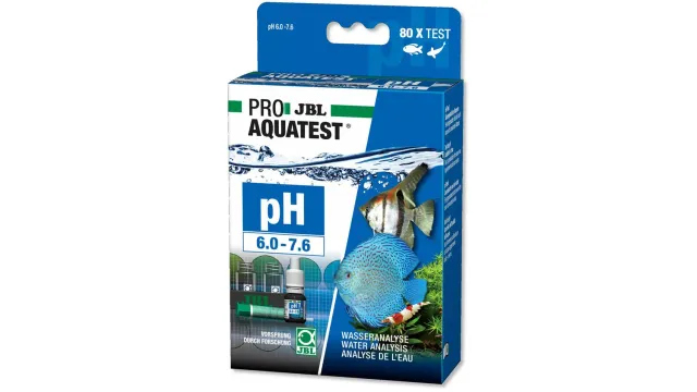 JBL PROAQUATEST pH 6,0-7,6 pH-test komplettset 80 tester