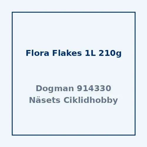Sera Flora Flakes flingfoder 1L 210g växtätande