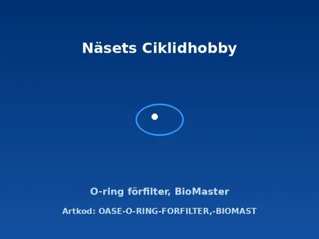 Oase BioMaster O-ring förfilter reservdel original