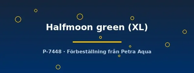 Betta spl. Halfmoon green kampfiskhona XL