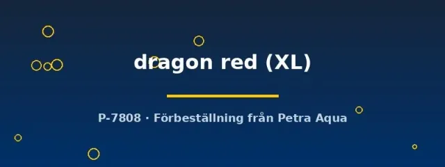 Näsets Ciklidhobby Betta splendens dragon red kampfiskhona XL