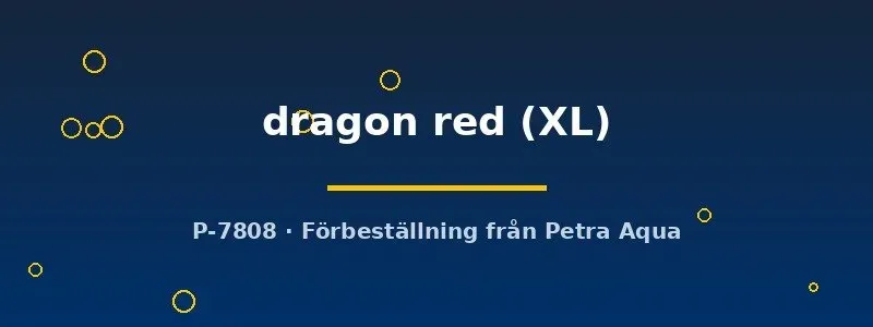 Näsets Ciklidhobby Betta splendens dragon red kampfiskhona XL