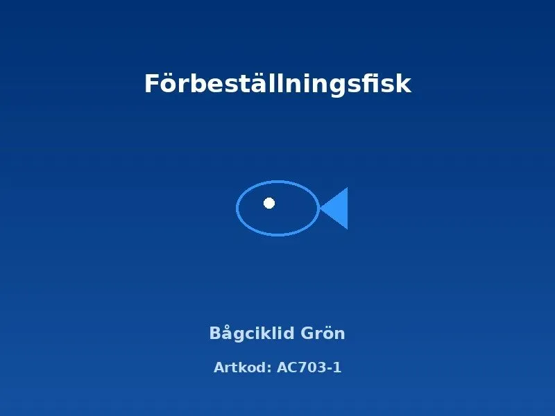 Näsets Ciklidhobby Bågciklid Grön ciklid 3–3,5 cm lugn