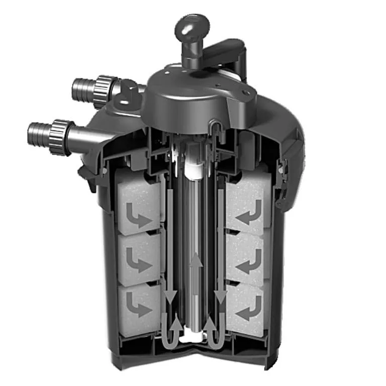 Filterset 4000 tryckfilter damm med pump UV-C