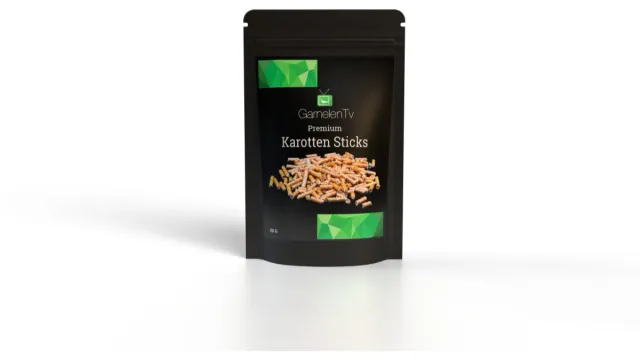 Garnelen TV Premium Karotten Sticks räkfoder 50 g morot