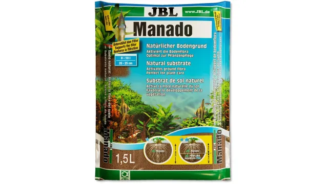 JBL Manado bottensubstrat 1,5 l poröst växtguld