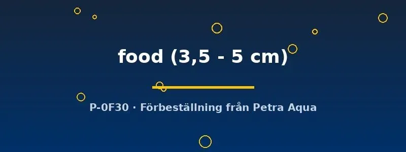 Näsets Ciklidhobby live fish food foderfisk 3,5–5 cm levande