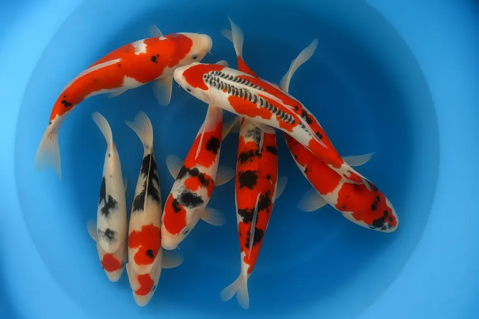 Garnelen TV Japan Koi Hirasawa koi 55–60 cm