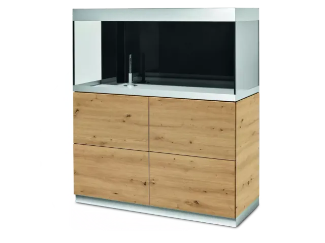 Oase HighLine white glass 300 akvarium 302 liter wild oak