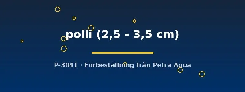 Näsets Ciklidhobby Nothobranchius polli killifisk 2,5–3,5 cm