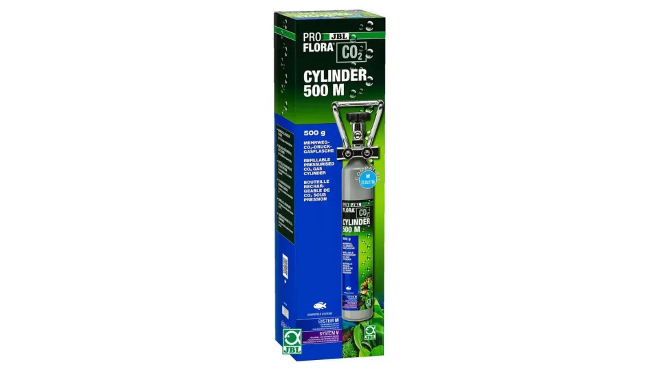 JBL Proflora Cylinder 500 M CO2-flaska 500 g påfyllbar