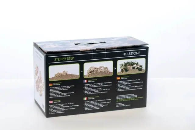 Näsets Ciklidhobby Rock-Box Multiholestone sten 6-pack beige
