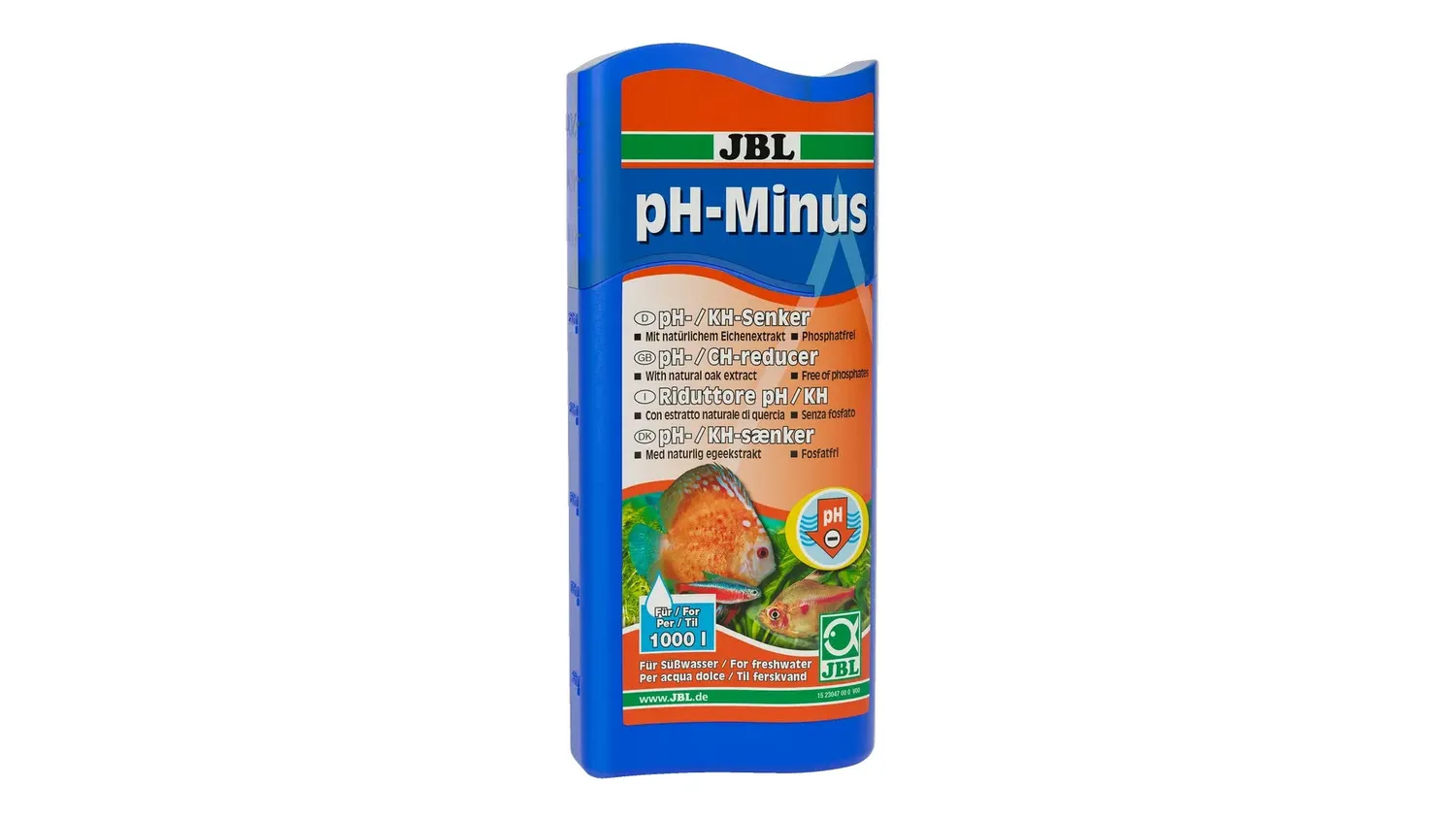 JBL pH-Minus vattenvård 100 ml sänker pH ekextrakt