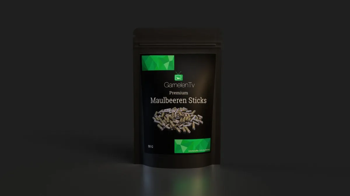 Garnelen TV Premium Maulbeeren Sticks räkfoder 50g mullbär