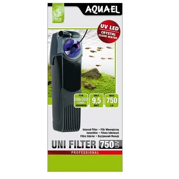 Aquael Uni UVC innerfilter 200–300 liter med UVC-ljus