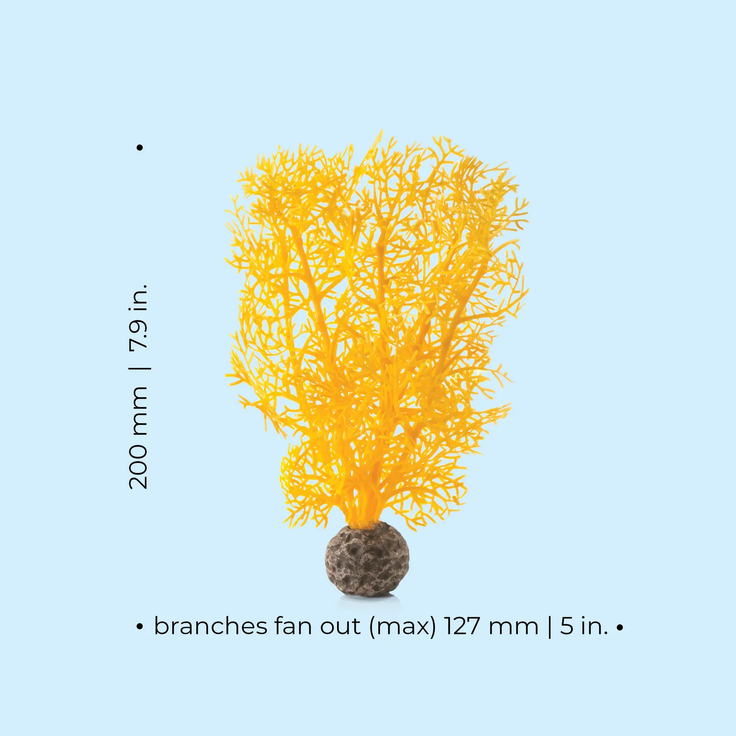 biOrb Small Sea Fan akvarieväxt orange 200 mm