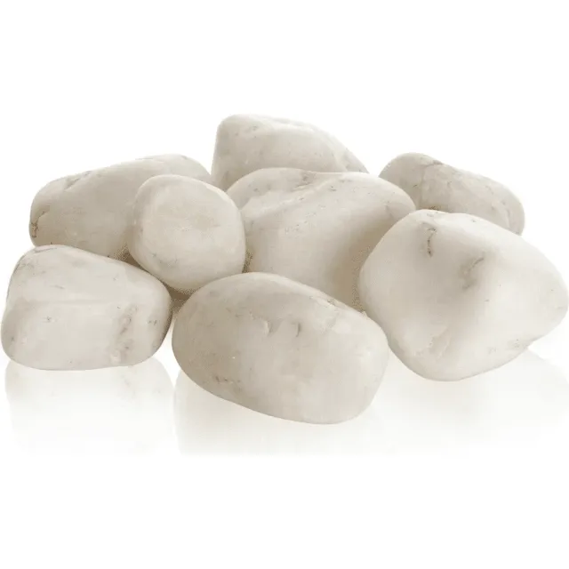 biOrb Marmorsten set vit akvariedekoration 6x4x4