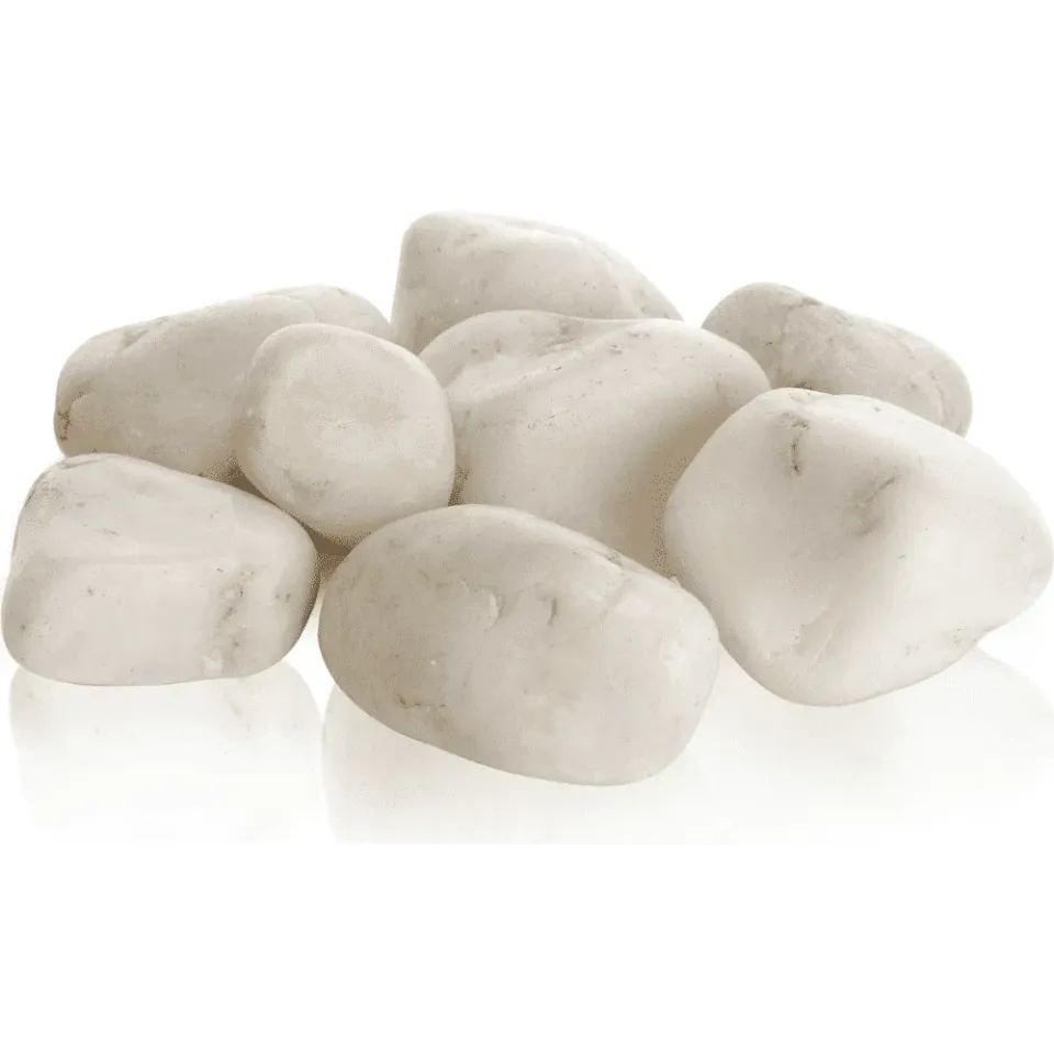 biOrb Marmorsten set vit akvariedekoration 6x4x4