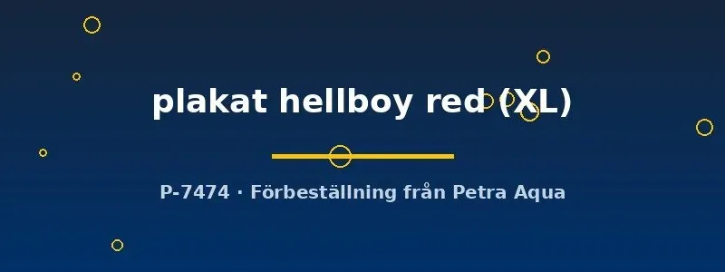 Näsets Ciklidhobby Betta spl plakat hellboy red kampfisk hona XL