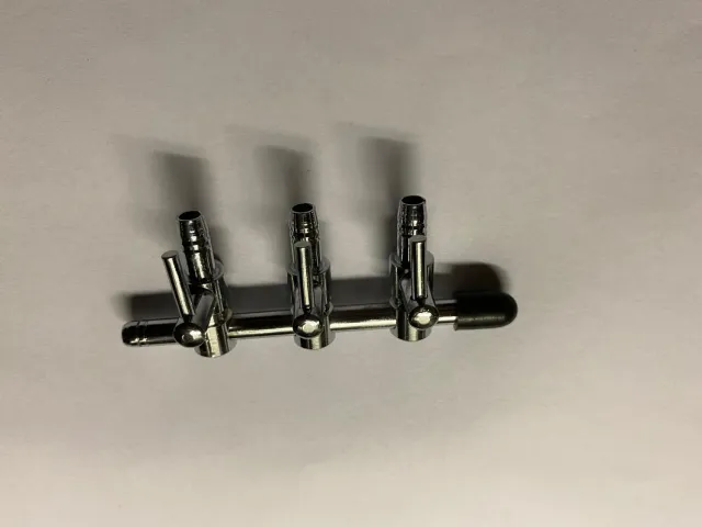 Näsets Förgrening metall 3-väg syrepump ventil